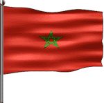 morocco flag پرچم مراکش