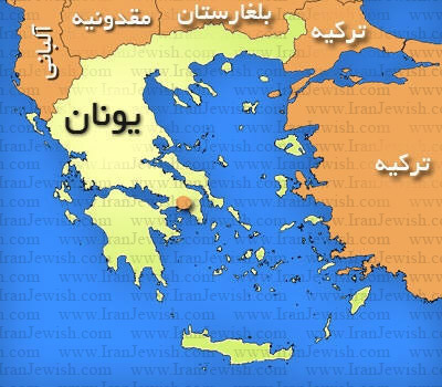 نقشه یونان greeck map